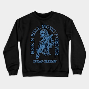 Lucas Graham /// Skeleton Guitar Player Crewneck Sweatshirt